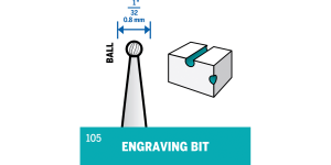 Dremel 105 Engraving Bit