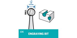 Dremel 106 Engraving Bit