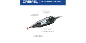Dremel 200-1/15 Two Speed Rotary Tool Kit