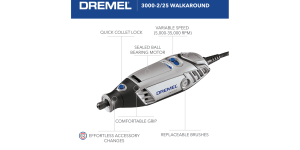 3000-2/25 Corded Rotary Tool