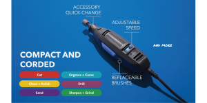 Dremel 3100 Easy to Use Rotary Tool, 15 Accessories, 1 Attachment