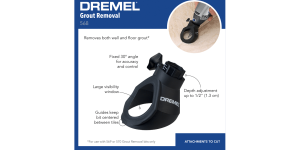 Dremel 568-01 Grout Removal Attachment