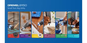 Dremel 8150-N/20 Brushless USB-C Rechargeable 8V Rotary Tool with LED Work Light