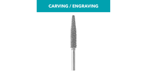 Dremel 9931 Structured Tungsten Carbide Carving Bit (Taper)