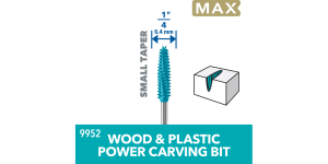 Dremel 9952 Max Power Carving Bit