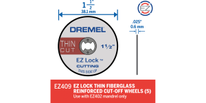 Dremel EZ409 EZ Lock Cut-off Wheel