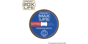 Dremel Max Life EZ506HP 1-1/2″ Premium Metal Cutting Wheel