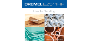 Dremel Max Life EZ511HP 180 & 280 Grit Finishing Abrasive Buffs