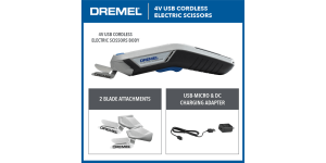 Dremel HSSC-01 Cordless 4V USB-C Charged Electric Scissors
