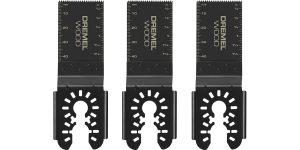 Dremel MM480U Universal 1-1/4 in. Wood Flush Cutting Oscillating Multi-Tool Blade (3-Piece)