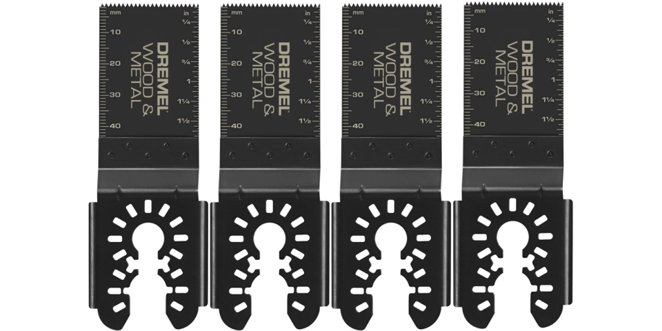 Dremel MM482BU-4 Universal Dual Interface General Purpose Bi-Metal Oscillating Flush Cut Blade (4-Pack)