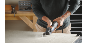 Dremel MM485 Universal Quick Fit 1-1/4 in. Carbide Flush Cutting Oscillating Multi-Tool Blade (1-Piece)