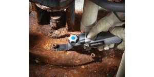 Dremel MM485U Universal Quick Fit 1-1/4 in. Carbide Flush Cutting Oscillating Multi-Tool Blade (3-Piece)