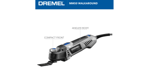 Dremel Multi-Max MM50-01 5 Amp Variable Speed Corded Oscillating Multi-Tool Kit with 30 Accessories and Storage Bag